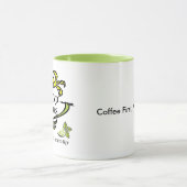 Kaffee zuerst, Mojitos neuere Keramik-Tasse Tasse (Zentrum)