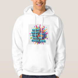 Kaffee zuerst Morgen Aufkleber Hoodie