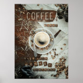 Kaffee zuerst poster (Vorne)