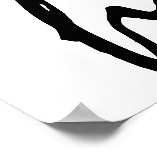 Kaffee zuerst poster (Ecke)