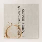 Kaffee zuerst puzzle (Horizontal)