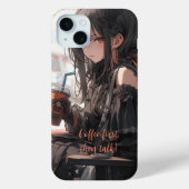 Kaffee zuerst reden Case-Mate iPhone hülle (Rückseite)