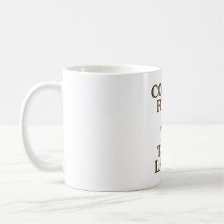 Kaffee zuerst, später reden Vintage-Kaffee-Liebhab Kaffeetasse