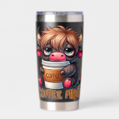 Kaffee zuerst  thermobecher (Rückseite)