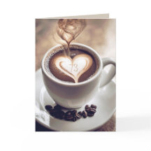 Kaffee zum 73. Jahrestag mit Herz
