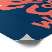 Kaffee zum Weck der toten Zombie-Hand Poster (Ecke)