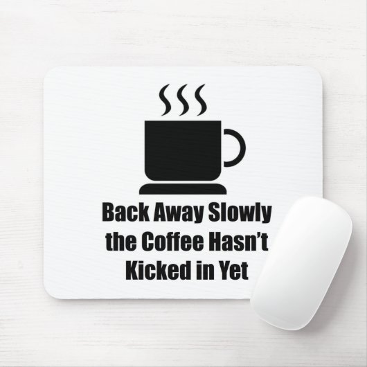 Kaffee-Zurück weg langsam Mousepad (Mit Mouse)