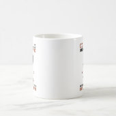 KAFFEE Zurückgeschrieben ist der EEFFOC Doberman D Kaffeetasse (Mittel)