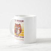 Kaffee zurückgeschrieben ist Eeffoc Kaffeetasse (Vorderseite Links)