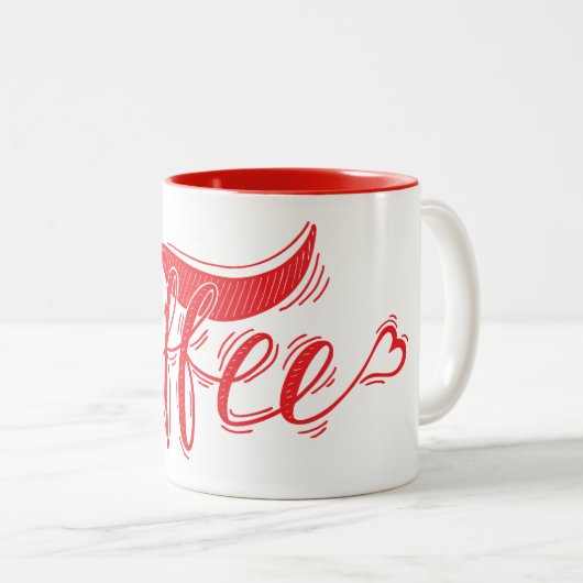 Kaffee Zweifarbige Tasse (VorderseiteRechts)