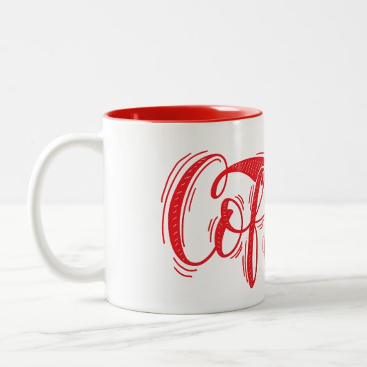 Kaffee Zweifarbige Tasse (Links)