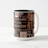 Kaffee Zweifarbige Tasse (VorderseiteRechts)