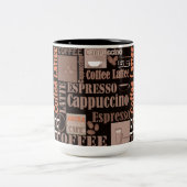 Kaffee Zweifarbige Tasse (Mittel)