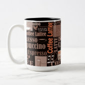 Kaffee Zweifarbige Tasse (Links)