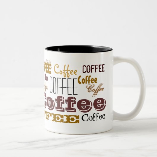 Kaffee Zweifarbige Tasse (Rechts)