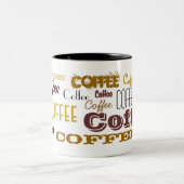 Kaffee Zweifarbige Tasse (Mittel)