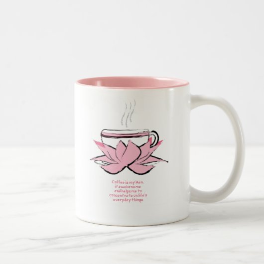 Kaffee Zweifarbige Tasse (Rechts)