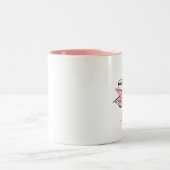 Kaffee Zweifarbige Tasse (Mittel)