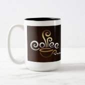 Kaffee Zweifarbige Tasse (Links)