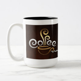 Kaffee Zweifarbige Tasse