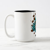 Kaffee Zweifarbige Tasse (Links)