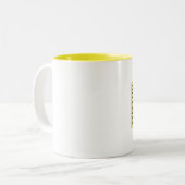 Kaffee Zweifarbige Tasse (Vorderseite Links)