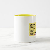 Kaffee Zweifarbige Tasse (Mittel)