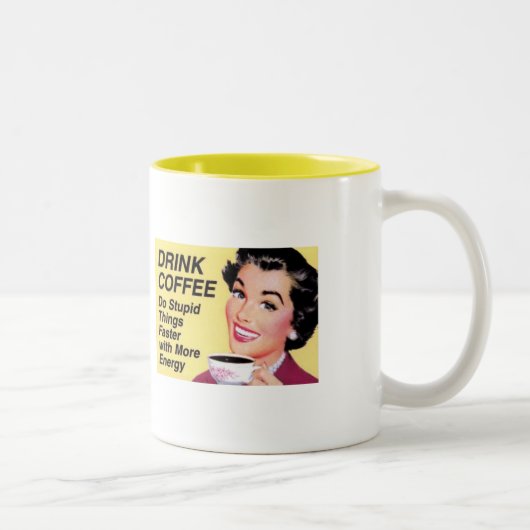 Kaffee Zweifarbige Tasse (Rechts)