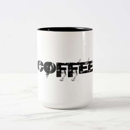 Kaffee Zweifarbige Tasse (Mittel)