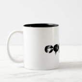 Kaffee Zweifarbige Tasse (Links)