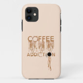 Kaffeeabhängigkeit Case-Mate iPhone Hülle (Rückseite)