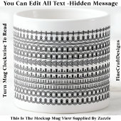 Kaffeeaddict Versteckte Nachricht Funny Novelty 11 Espressotasse