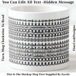 Kaffeeaddict Versteckte Nachricht Funny Novelty 11 Espressotasse