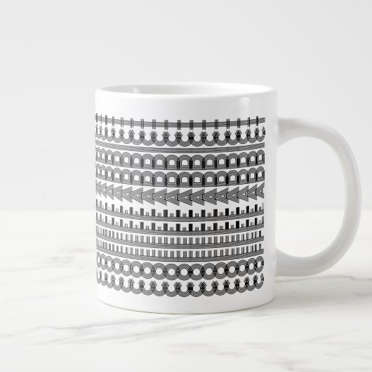 Kaffeeaddict Versteckte Nachricht Funny Novelty 11 Jumbo-Tasse (Rechts)