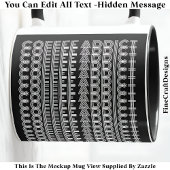 Kaffeeaddict Versteckte Nachricht Funny Novelty 11 Tasse