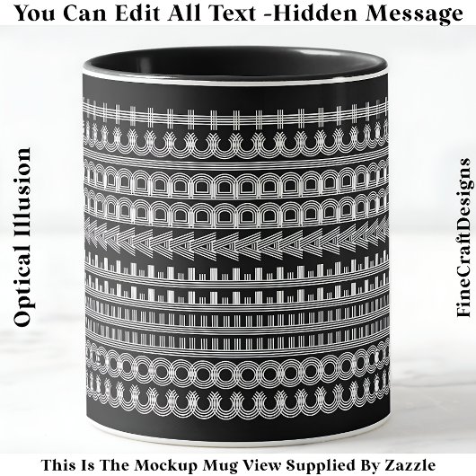 Kaffeeaddict Versteckte Nachricht Funny Novelty 11 Tasse