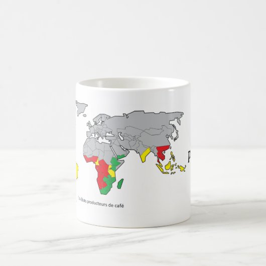 Kaffeeanbauländer Kaffeetasse (Mittel)