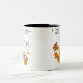 Kaffeeangebot im Herbst Tasse (Mittel)