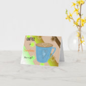 Kaffeeangebot Karte (Gelbe Blume)