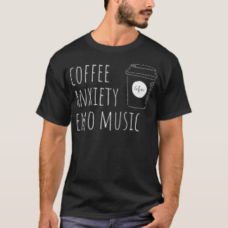Kaffeeangst Emo Music Black T Shirt