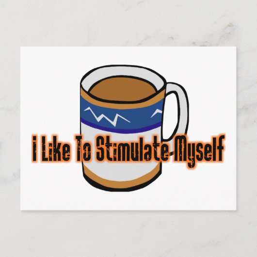 Kaffeeanregung Postkarte (Vorderseite)