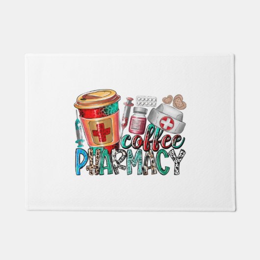 Kaffeeapotheke Fußmatte (Vorderseite)