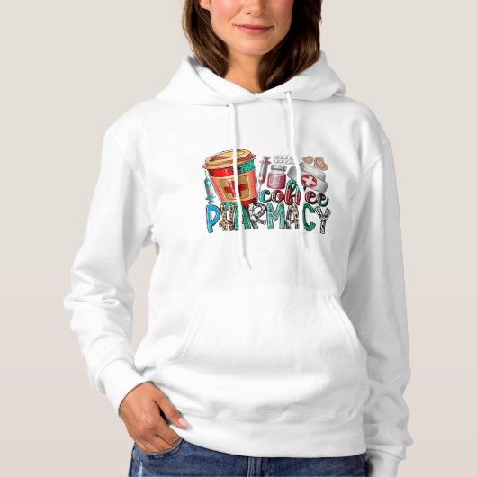 Kaffeeapotheke Hoodie (Vorderseite)