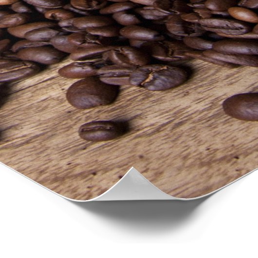 Kaffeearbeiter Poster (Ecke)