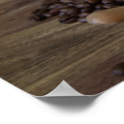 Kaffeearbeiter Poster (Ecke)