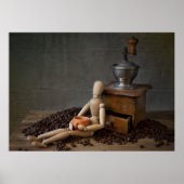 Kaffeearbeiter Poster (Vorne)