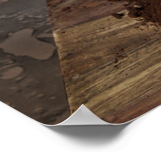 Kaffeearbeiter Poster (Ecke)