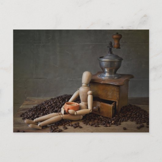 Kaffeearbeiter Postkarte (Vorderseite)