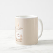 Kaffeearoma-Cream-Karodekerze Kaffeetasse (VorderseiteRechts)
