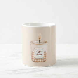 Kaffeearoma-Cream-Karodekerze Kaffeetasse